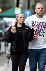 CHLOE MADELEY and James Haskell in Out in London 12/21/2022