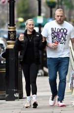 CHLOE MADELEY and James Haskell in Out in London 12/21/2022