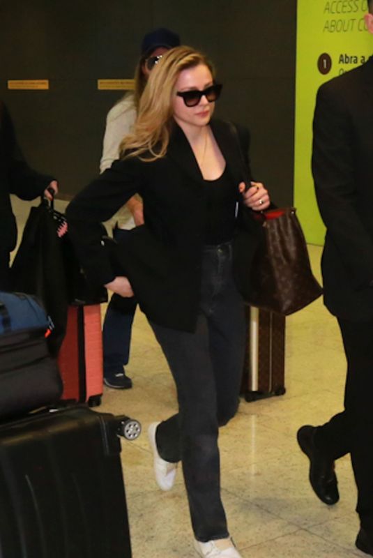 CHLOE MORETZ Arrives in Sao Paolo 12/01/2022