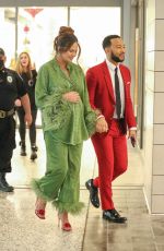 CHRISSY TEIGEN and John Legend Leaves Craving Christmas at Westfield Century City Mall in Los Angeles 12/11/2022