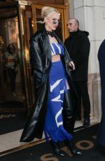 CHRISTINE QUINN Leaves Her Hotel in Paris 12/12/2022