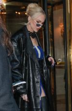 CHRISTINE QUINN Leaves Her Hotel in Paris 12/12/2022