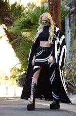 CHRISTINE QUINN on a Street Style Photoshoot in Los Angeles 12/28/2022