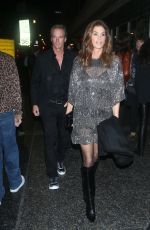 CINDY CRAWFORD and Rande Gerber Arrives at Celine at The Wiltern Fashion Show in Los Angeles 12/08/2022
