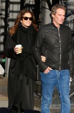 CINDY CRAWFORD and Rande Gerber Out for Lunch in New York 12/13/2022