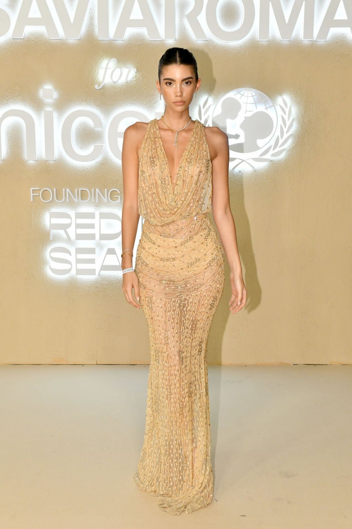 CINDY MELLO at Luisaviaroma for Unicef Winter Gala in St. Barths 12/29 ...