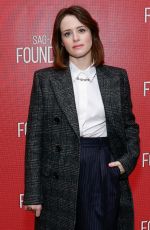 CLAIRE FOY at Sag-aftra Foundation Women Talking Screening 11/30/2022