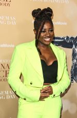 CLARA AMFO at Whitney Houston Biopic I Wanna Dance with Somebody Premiere in London 12/19/2022