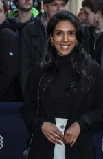 CRYSTELLE PEREIRA Arrives at Tric Christmas Lunch 2022 in London 12/06/2022