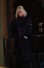 DAKOTA JOHNSON on the Night Set of Daddio in New Jersey 12/20/2022