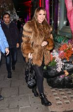 DANIELLE LLOYD Celebrates Her 39th Birthday in London