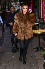 DANIELLE LLOYD Celebrates Her 39th Birthday in London
