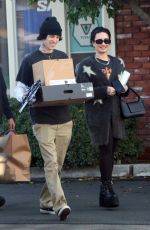 DEMI LOVATO and Jutes Shopping at Val Surf in Studio City 12/28/2022