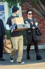 DEMI LOVATO and Jutes Shopping at Val Surf in Studio City 12/28/2022
