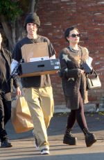 DEMI LOVATO and Jutes Shopping at Val Surf in Studio City 12/28/2022
