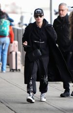 DEMI LOVATO Arrives at JFK Airport in New York 11/30/2022