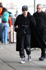 DEMI LOVATO Arrives at JFK Airport in New York 11/30/2022