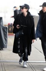 DEMI LOVATO Arrives at JFK Airport in New York 11/30/2022