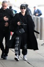 DEMI LOVATO Arrives at JFK Airport in New York 11/30/2022