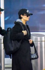 DEMI LOVATO Arrives at JFK Airport in New York 12/08/2022