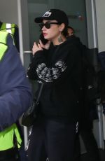 DEMI LOVATO at LAX Airport in Los Angeles 11/30/2022