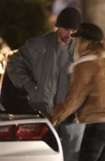 DENISE RICHARDS and Aaron Phypers Out for Dinner in Westlake Village 11/30/2022