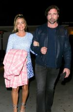 DENISE RICHARDS Arrives at Jennifer Klein