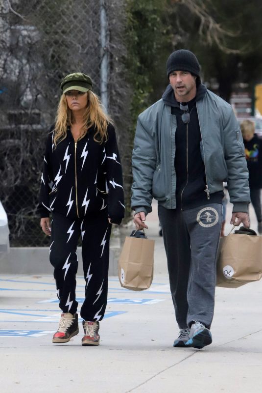 DENSIE RICHARDS and Aaron Phypers Out Shopping in Malibu 12/17/2022