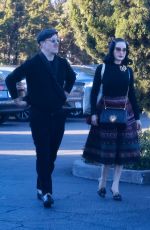 DITA VON TEESE and Adam Rajcevich Out Shopping in Los Angeles 12/24/2022