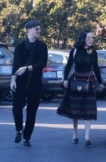DITA VON TEESE and Adam Rajcevich Out Shopping in Los Angeles 12/24/2022