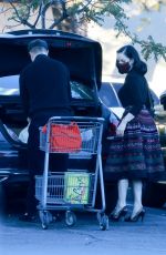 DITA VON TEESE and Adam Rajcevich Out Shopping in Los Angeles 12/24/2022