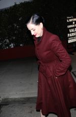 DITA VON TEESE Leaves Giorgio Baldi in Santa Monica 12/22/2022
