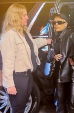 DOJA CAT Arrives at Celine Fashion Show in Los Angeles 12/08/2022