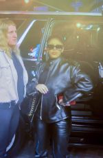 DOJA CAT Arrives at Celine Fashion Show in Los Angeles 12/08/2022
