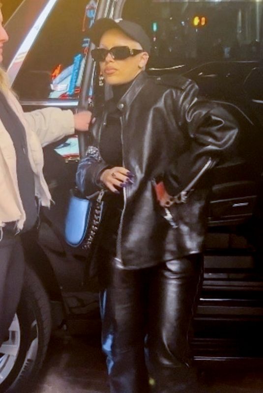 DOJA CAT Arrives at Celine Fashion Show in Los Angeles 12/08/2022
