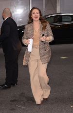 DREW BARRYMORE at CBS Morning Show in New York 11/30/2022