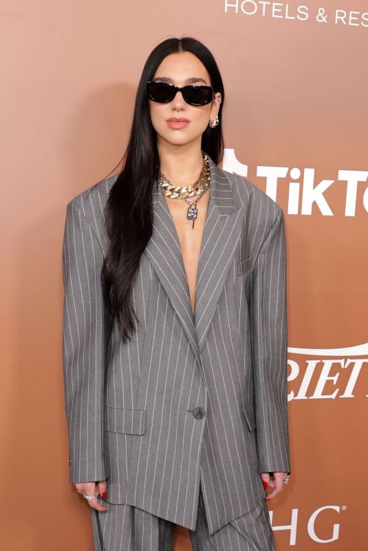 DUA LIPA at Variety’s 2022 hitmakers Brunch in Los Angeles 12/03/2022