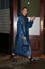 DUA LIPA Leaves a Hotel in New York 11/30/2022