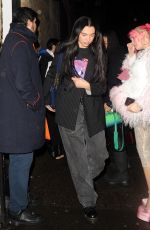 DUA LIPA Leaves Firehouse in London 12/19/2022