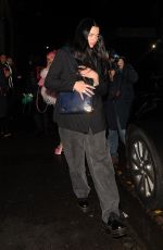 DUA LIPA Leaves Firehouse in London 12/19/2022