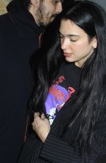 DUA LIPA Leaves Firehouse in London 12/19/2022