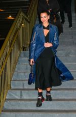 DUA LIPA Leaves Footwear News Achievement Event in New York 11/30/2022