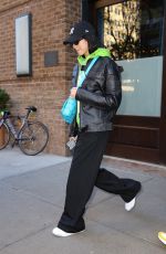 DUA LIPA Leaves Her Hotel in New York 12/01/2022