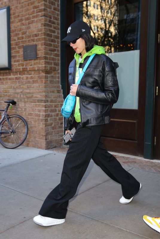 DUA LIPA Leaves Her Hotel in New York 12/01/2022