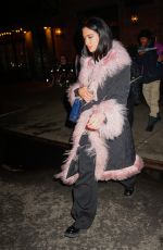 DUA LIPA Leaves Her Hotel in New York 12/07/2022