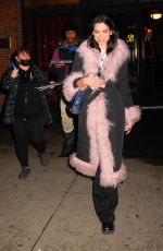 DUA LIPA Leaves Her Hotel in New York 12/07/2022
