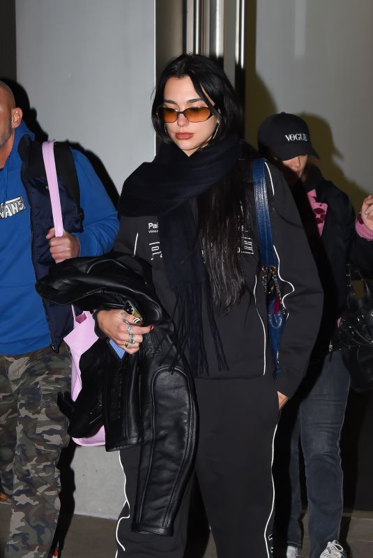 DUA LIPA Night Out in New York 12/10/2022