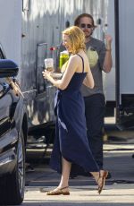 EEMMA STONE on the Set of And in New Orleans 11/30/2022