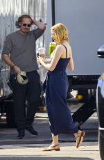 EEMMA STONE on the Set of And in New Orleans 11/30/2022
