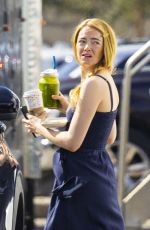 EEMMA STONE on the Set of And in New Orleans 11/30/2022